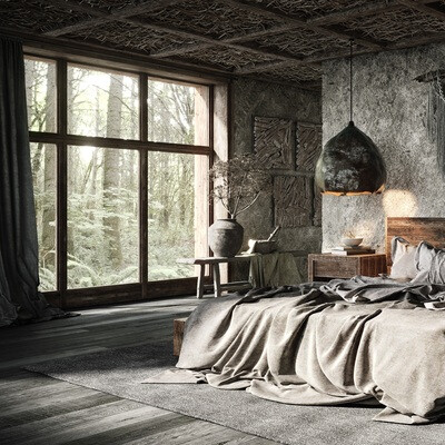 Wabi-Sabi Bedroom