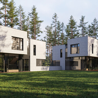 Duplex in Turniškės / Plazma Architecture Studio