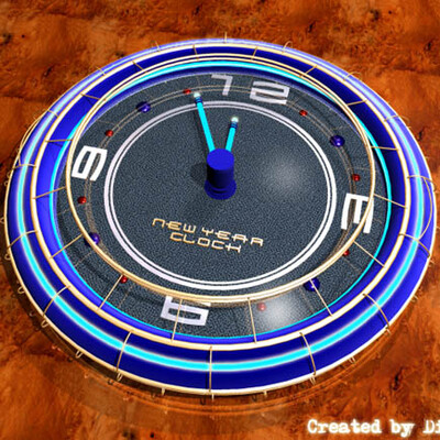 New year clock