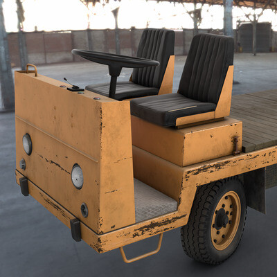 Электротележка платформенная Balkancar ЕП-011