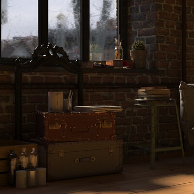 Композиция в стиле loft