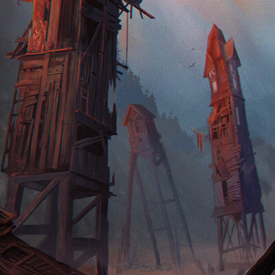Студентка Гарина Ирина / Курс "Концепт Арт Окружения, Matte Painting и 3D для 2D"