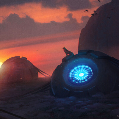Студент Казанцев Евгений / Курс "Концепт Арт Окружения, Matte Painting и 3D для 2D"