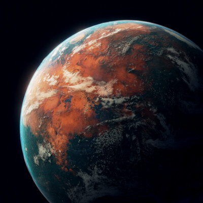 Mars billions of years ago...