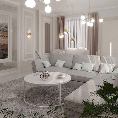 3 d living room project design