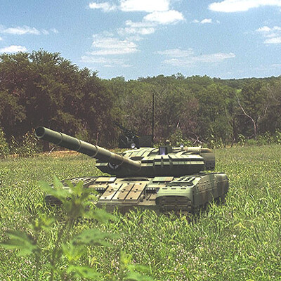 Т-80 УД в поле