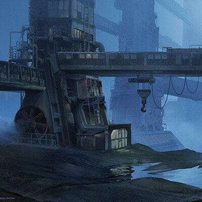Студент Данько Антон / Курс "Концепт Арт Окружения, Matte Painting и 3D для 2D"