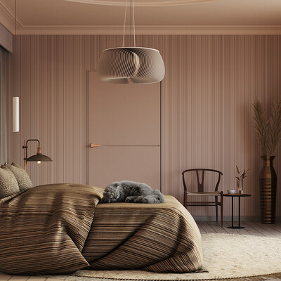 3D visualization of the bedroom