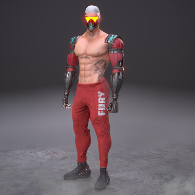 Cyberpunk character