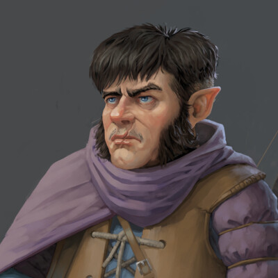 DnD Halfling Rogue. Полурослик плут.