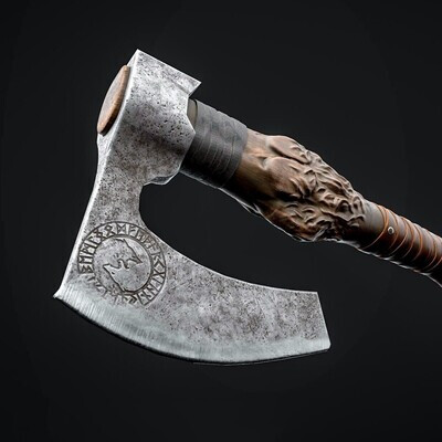 Battle axe "Fury of Fenrir"