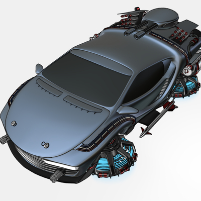 Nemesis Hover Battle Car