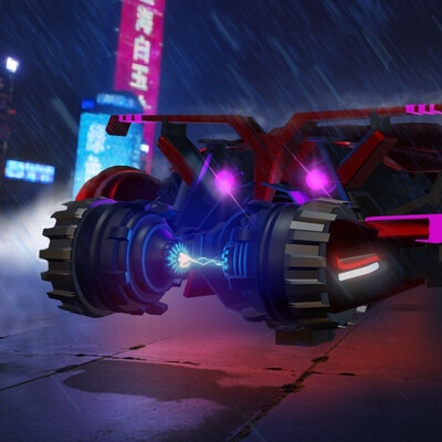 Cyber Tesla-car