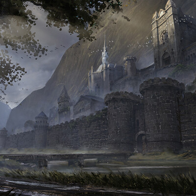 Студентка Федосеева Афанасия / Курс "Концепт Арт Окружения, Matte Painting и 3D для 2D"