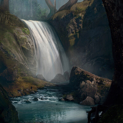 Студентка Михеева Виктория / Курс "Концепт Арт Окружения, Matte Painting и 3D для 2D"