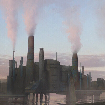 Студентка Федосеева Афанасия / Курс "Концепт Арт Окружения, Matte Painting и 3D для 2D"