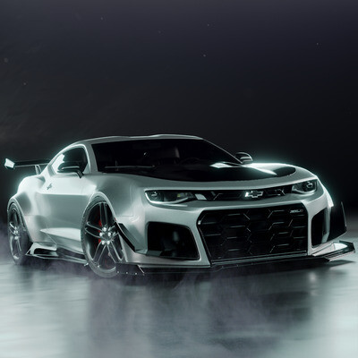 Студийные рендеры Chevrolet Camaro ZL1