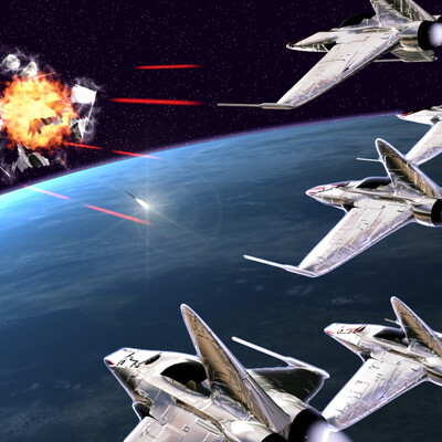 Space battle (Episode 0.1 betta) 8-)