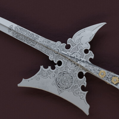 Ceremonial halbert