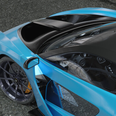 McLaren Senna Interior and Exterior renders