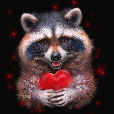 Raccoon Valentine
