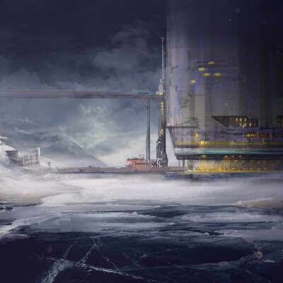Студентка Маркова Людмила / Курс "Концепт Арт Окружения, Matte Painting и 3D для 2D"