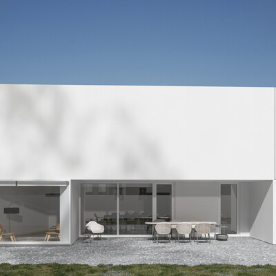 visualization of a minimalistic house