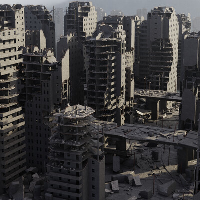 Post-War Ruined City