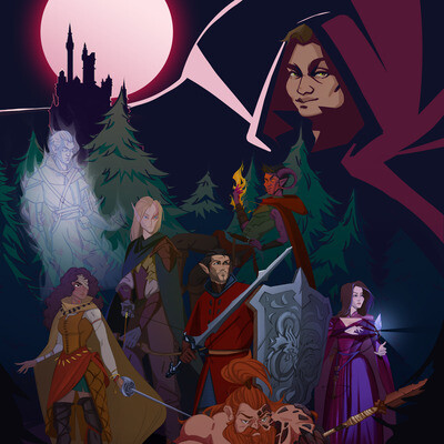 Иллюстрация к D&D приключению "Проклятье Страда"