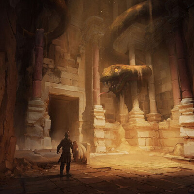 Студент Евгений Казанцев / Курс "Концепт Арт Окружения, Matte Painting и 3D для 2D"