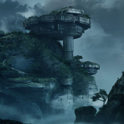 Студентка Шныгина Анна / Курс "Концепт Арт Окружения, Matte Painting и 3D для 2D"