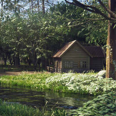 Лесная хижина