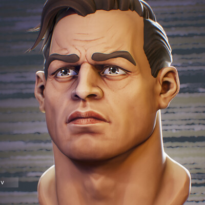 stylized portrait