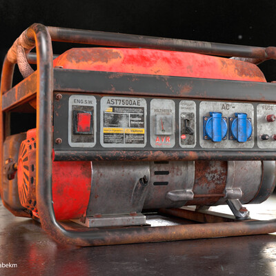 Gasoline Generator - Game Ready