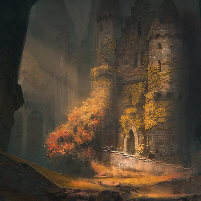 Студентка Мария Свирина / Курс "Концепт Арт Окружения, Matte Painting и 3D для 2D"