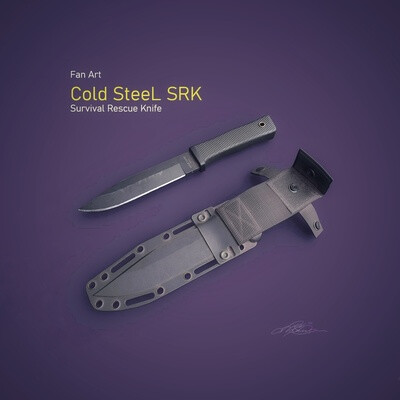 Фан-Арт Нож SRK(Survival rescue knife) от Cold Steel Япония