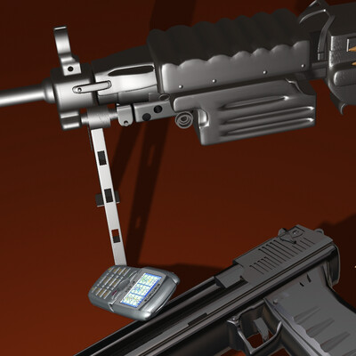 fn minimi &amp;desert eagle