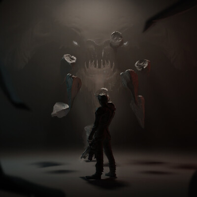 It wasn't me who was locked up with you, but you were locked up with me .Dead Space