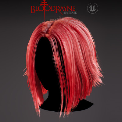 Real-time прическа вдохновленная BloodRayne