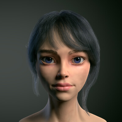 Stylized girl