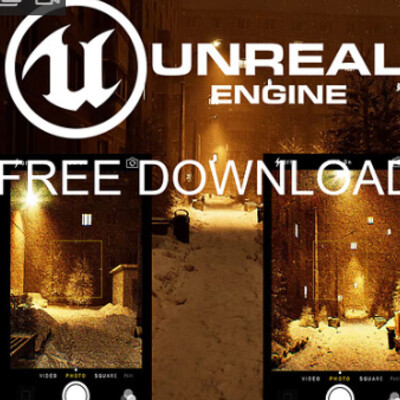 UNREAL ENGINE 5 Русский зимний двор