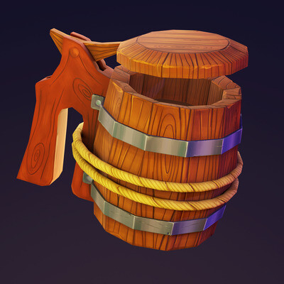 Wooden mug