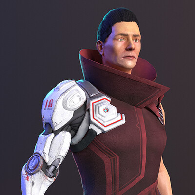 Mechanical 1A - Game-ready character