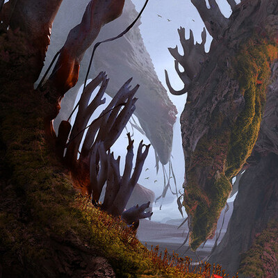 Студентка Парадник Анна / Курс "Концепт Арт Окружения, Matte Painting и 3D для 2D"