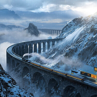 Студентка Акатьева Вероника / Курс "Концепт Арт Окружения, Matte Painting и 3D для 2D"