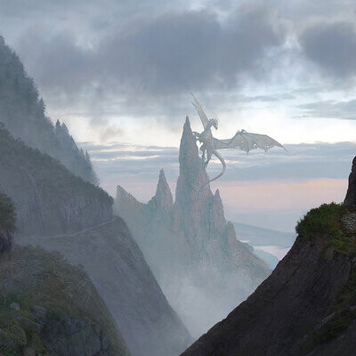 Студентка Давыдова Ирина / Курс "Концепт Арт Окружения, Matte Painting и 3D для 2D"