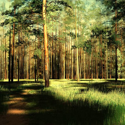 Лес
