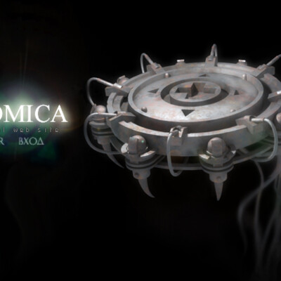 Заставка для сайта группы Atomica