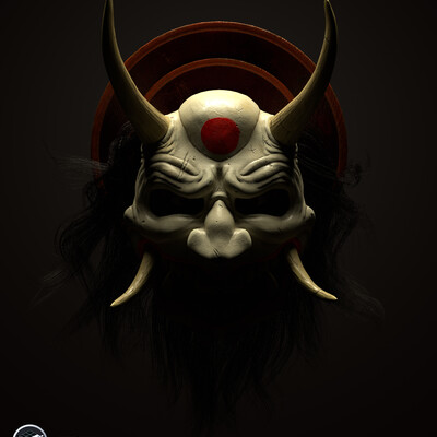 Oni demon mask