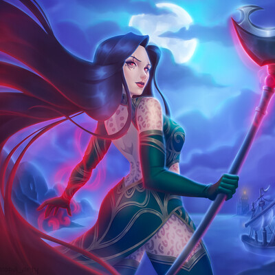 Blood Mage Illustration